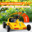 6V Electric Go Kart w/ Music, Light, Horn, for 3-5 Years, Yellow