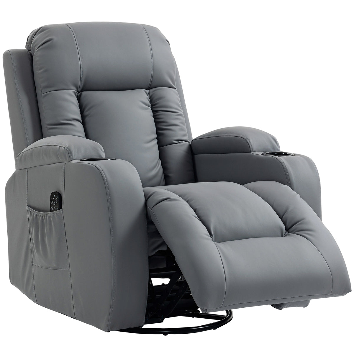 Massage Recliner Chair, Recliner Armchair with 8 Vibration & Heat