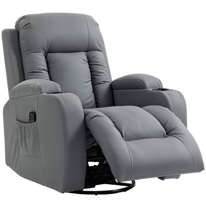 Massage Recliner Chair, Recliner Armchair with 8 Vibration & Heat