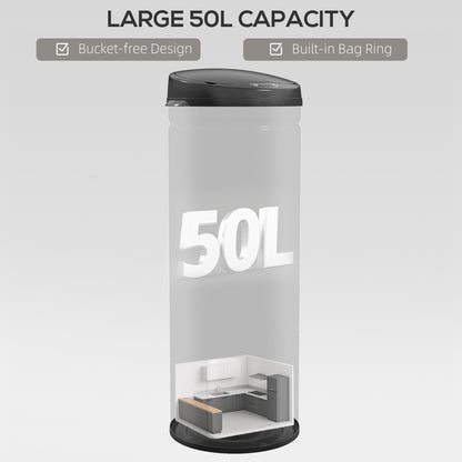 50L Sensor Bin with Soft-Close Lid, Automatic Touchless Kitchen Bin