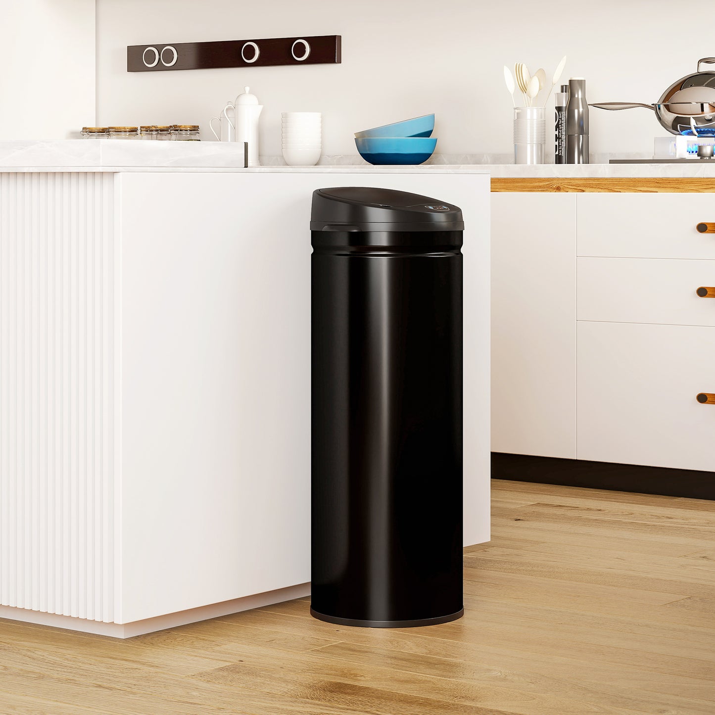 50L Sensor Bin with Soft-Close Lid, Automatic Touchless Kitchen Bin