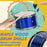 11 Piece Junior Drum Set for Kids with Stool, Drumsticks, Blue