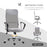 Ergonomic Office Chair Mesh Chair with Adjustable Height Tilt Function Grey