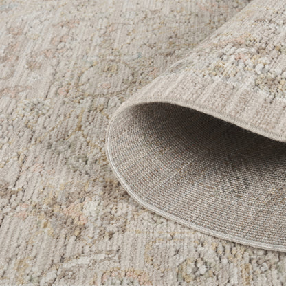 Maia Washable Floral Traditional Area Rug Non-Slip Living Room Hallway - 4 Colours Available