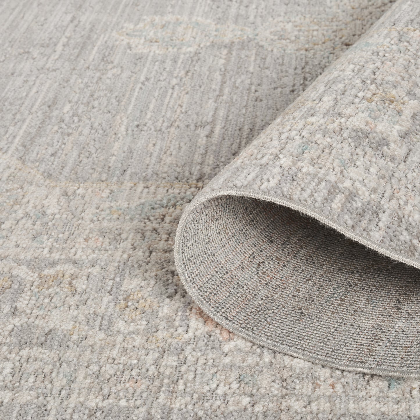 Maia Washable Floral Traditional Area Rug Non-Slip Living Room Hallway - 4 Colours Available