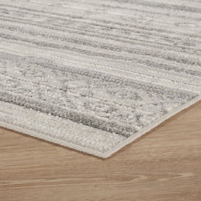 Maia Washable Motif Traditional Area Rug Non-Slip Living Room Hallway - 2 Colours Available
