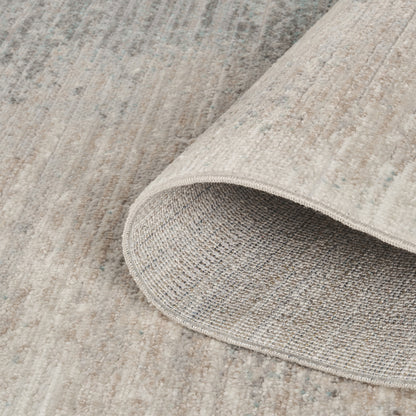 Maia Washable Mist Abstract Area Rug Non-Slip Living Room - Hallway - 2 Colours Available