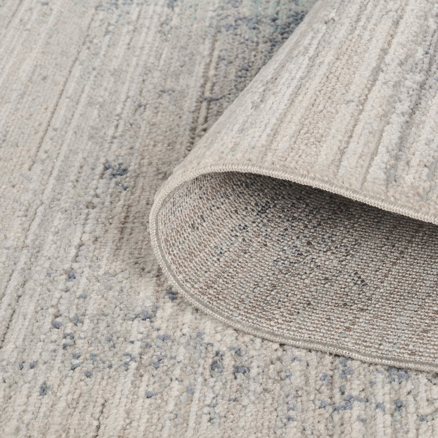 Maia Washable Mist Abstract Area Rug Non-Slip Living Room - Hallway - 2 Colours Available