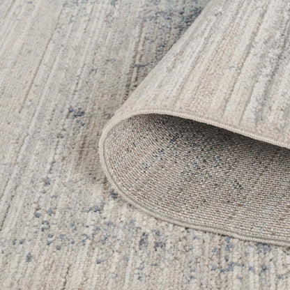 Maia Washable Mist Abstract Area Rug Non-Slip Living Room - Hallway - 2 Colours Available