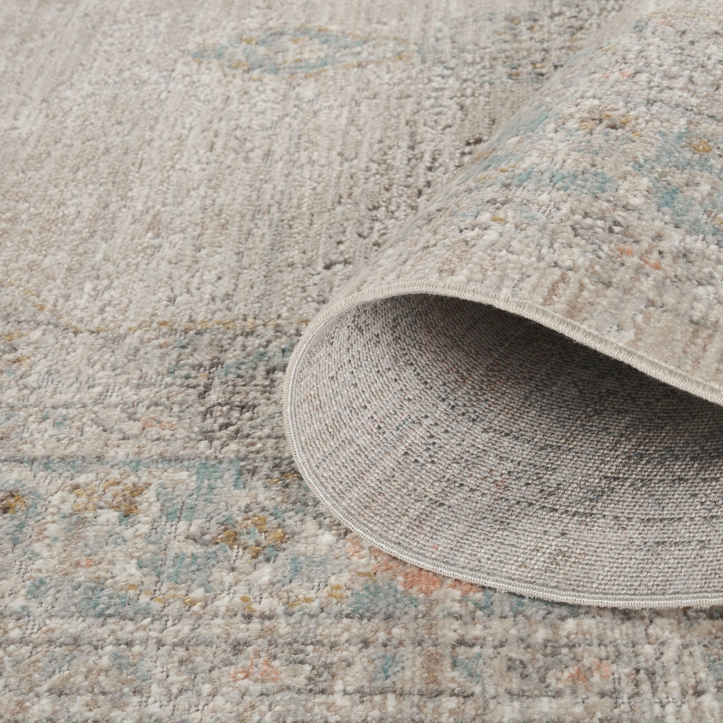 Maia Washable Orchid Floral Traditional Area Rug Non-Slip - Living Room - 4 Colours Available