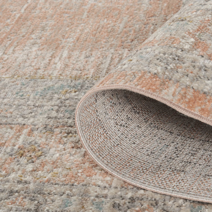 Maia Washable Orchid Floral Traditional Area Rug Non-Slip - Living Room - 4 Colours Available
