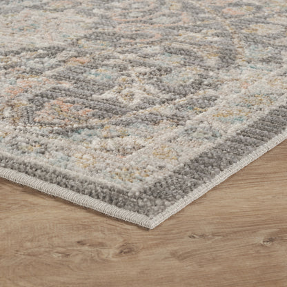 Maia Washable Orchid Floral Traditional Area Rug Non-Slip - Living Room - 4 Colours Available