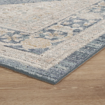 Maia Washable Orchid Floral Traditional Area Rug Non-Slip - Living Room - 4 Colours Available
