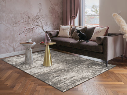 Mayfair Living Room Area Rug Metallic Sheen Contemporary Modern Abstract Design