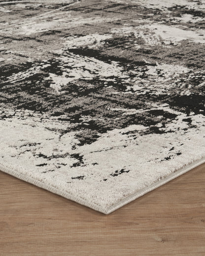 Mayfair Living Room Area Rug Metallic Sheen Contemporary Modern Canvas Design