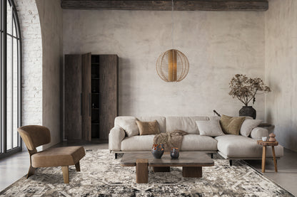 Mayfair Living Room Area Rug Metallic Sheen Contemporary Modern Damask Design