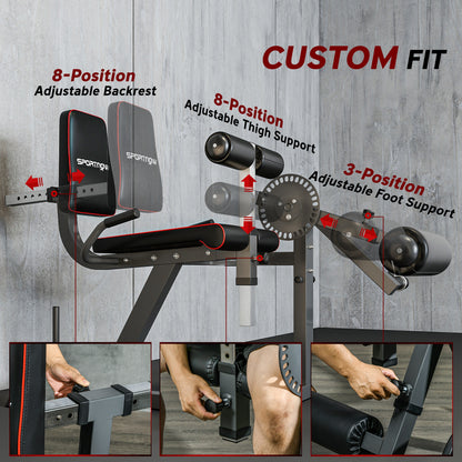 Adjustable Calf Raise Machine for Leg Extension and Curl Machine