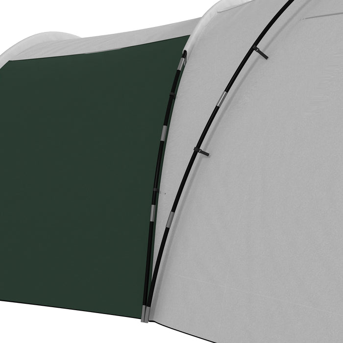 6-9 Man Tent with Bedrooms and Living Room, Accessories Included