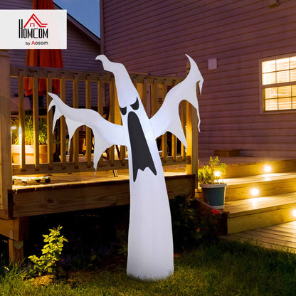 1.8M Inflatable  Halloween Party Decoration Ghost Light Up LED w/ Fan