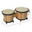 Wooden Bongo Drum Set w/ Sheepskin Drum Head, Percussion Instrument, Φ7.75" & Φ7" Drums, for Kids Adults, w/ Tuning Wrench