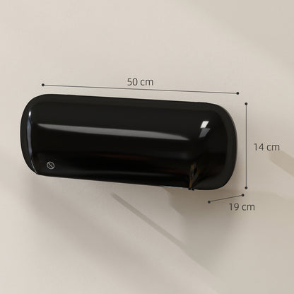 Ceramic Electric Heater 2000W with Fan, Wall Mounted, Black