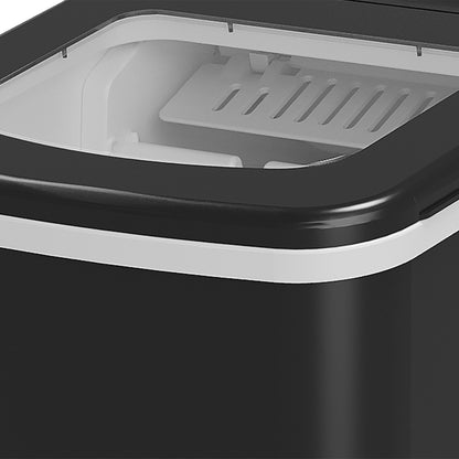 Ice Maker 12kg/24H Production with Scoop Basket for Home /Black