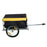 Steel Frame Bike Cargo Trailer Storage Cart and Luggage Trailer with Hitch Yellow