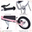 Teen Scooter Adjustable Height Dual Brakes Rubber Wheels Kickstand, Pink