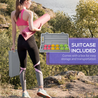 6kg Dumbbell Fitness Weights Set for Men and Women, Home Gym Workout