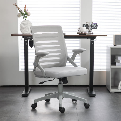Vinsetto Mesh Office Chair, Swivel Task Computer Chair for Home with Lumbar Support