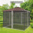 Replacement Mesh Mosquito Netting Screen Walls for 10 x 10ft Patio Gazebo, 4-panel Sidewalls with Zippers (Wall Only, Canopy Not Included)