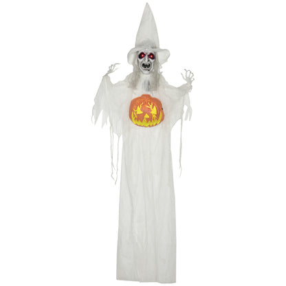 Hanging Witch Prop Life Size with Sound and Motion Activated
