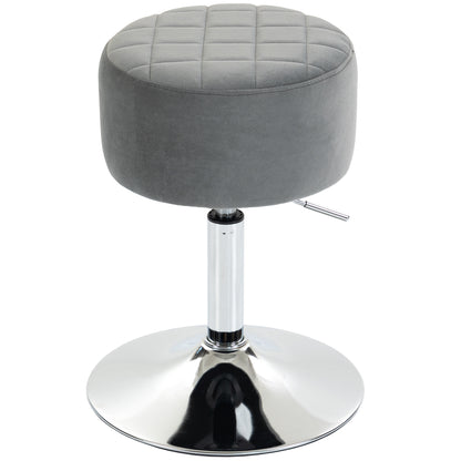 Bar Stool Adjustable Swivel 1 Piece, Grey