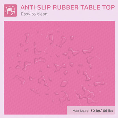 PawHut Foldable Dog Grooming Table Adjustable Arm 81x49x80 cm