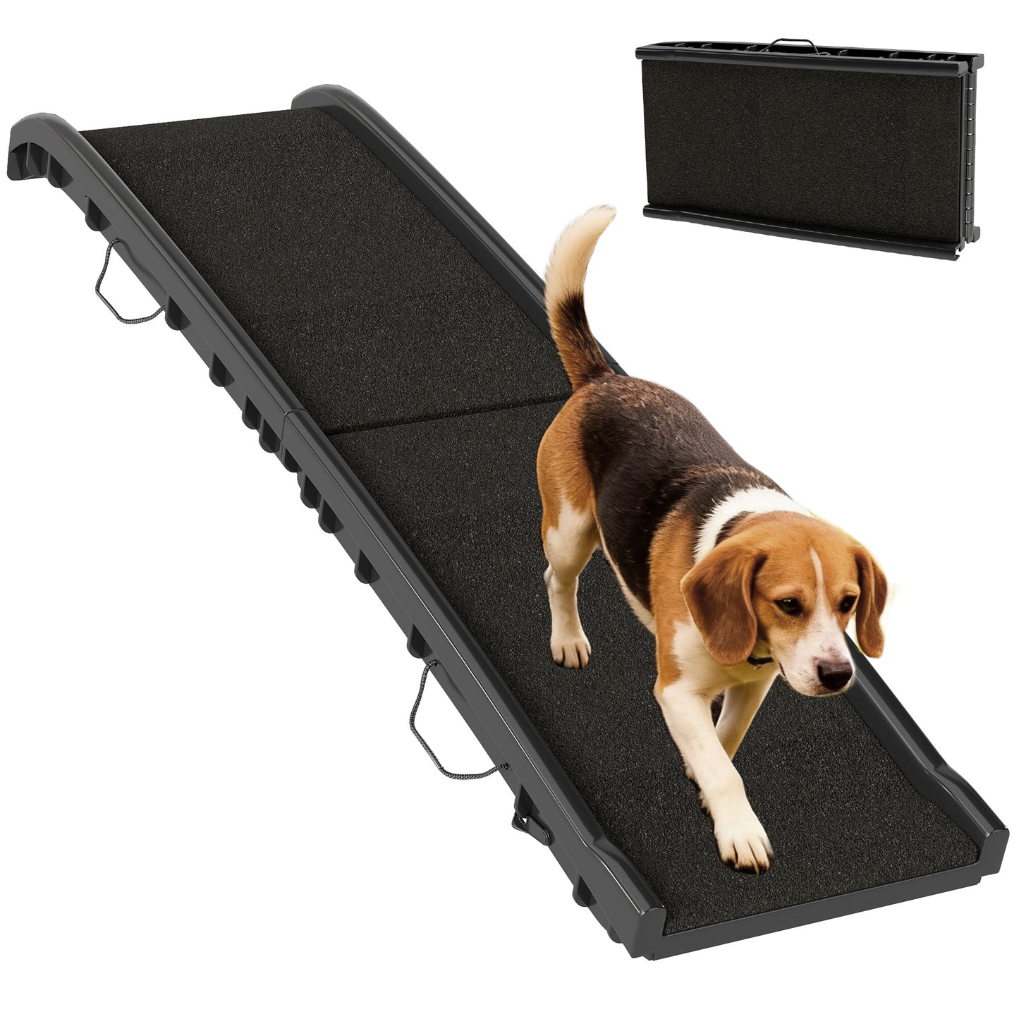 Dog Ramp for Car Foldable & Portable, Frosted Anti-slip Surface