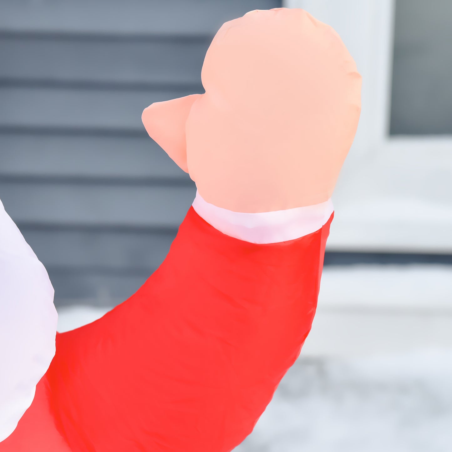 4ft Lighted Inflatable Santa Claus with Gift Box Christmas Outdoor