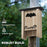 Bat Boxes, Pack of 3 Wooden Bat Houses for Outdoor, Garden, Farm, Easy for Bat to Land and Roost, Designed to Attract Bats & Easy to Hang, 18 x 6 x 22.5 cm