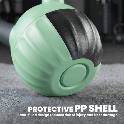 Kettlebell with Non-Slip Handle 8 kg Green