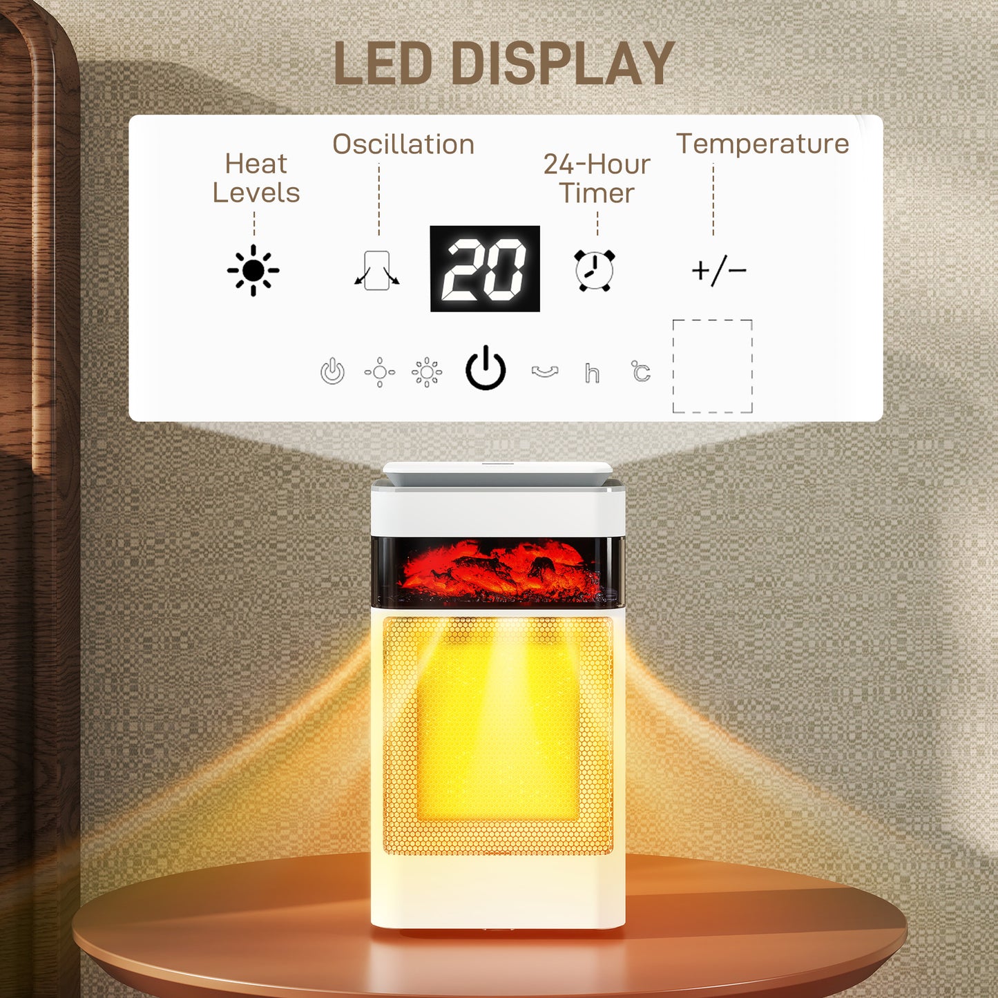 Portable Greenhouse Gardening Plant Hot House with 2 Doors, White