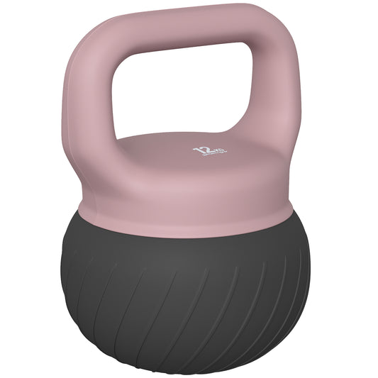 Soft Kettlebell, 12kg Kettle Bell with Anti-Slip Grip for Home Gym