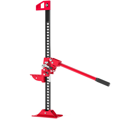 33" 3 Tonne High Lift Farm Jack for 4x4 Tractors Trucks, Red