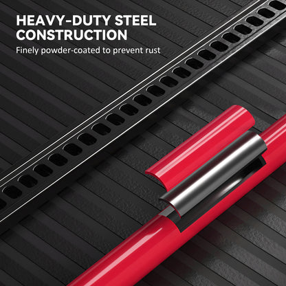 33" 3 Tonne High Lift Farm Jack for 4x4 Tractors Trucks, Red