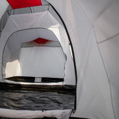 4-6 Person Camping Tent with 2 Bedroom, Living Area and Vestibule