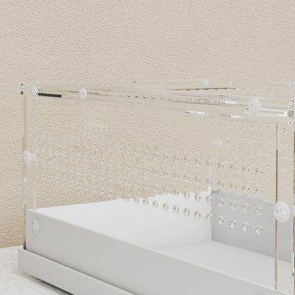 Reptile Terrarium, Vivarium Acrylic for Snake, Gecko, 30 x 20 x 15 cm