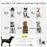 Pet Stroller with Universal Front Wheels, Shock Absorber, One Click Foldable Dog Cat Carriage with Brakes, Storage Bags, Mesh Window Grey