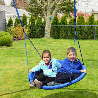 Round Swing Kids Game Spin Rope Playground Steel φ100cm Playroom