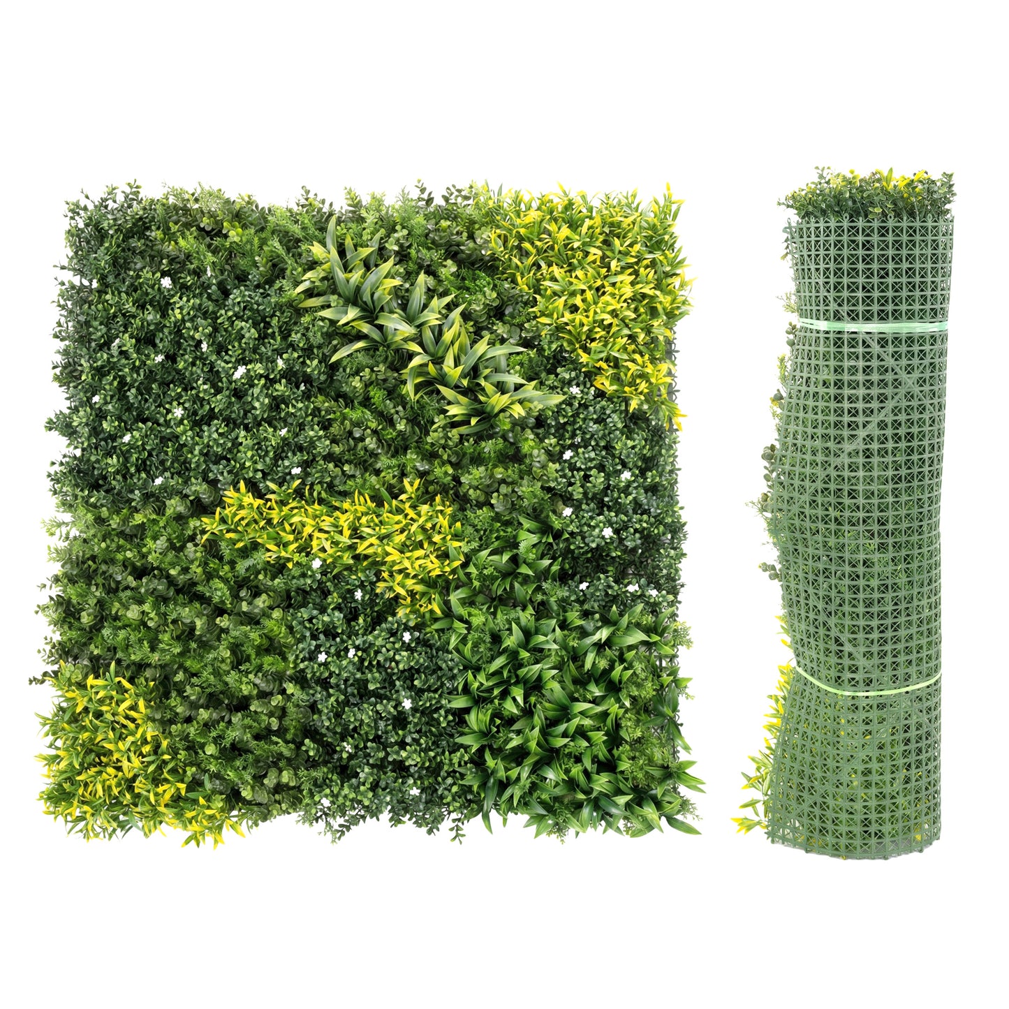 Artificial Grass Wall Panel, Greenery Wall, 100x100 cm, Green