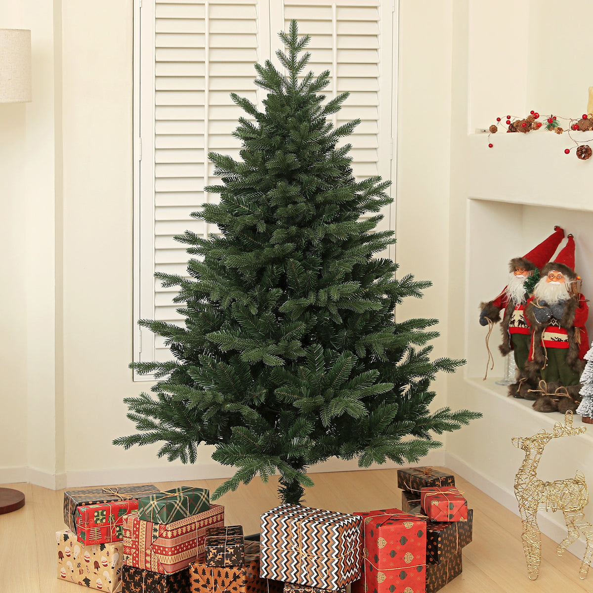 5ft Artificial Spurce Christmas Tree with 1121 Branches