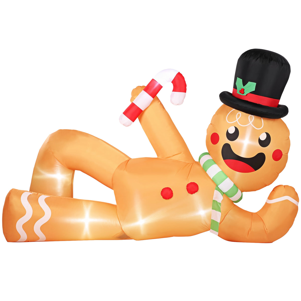 9.8ft Christmas Inflatable Gingerbread, Blow Up Christmas Decor