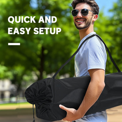 Double Camping Chair for Adults with Armrests, Cup Holders, Green